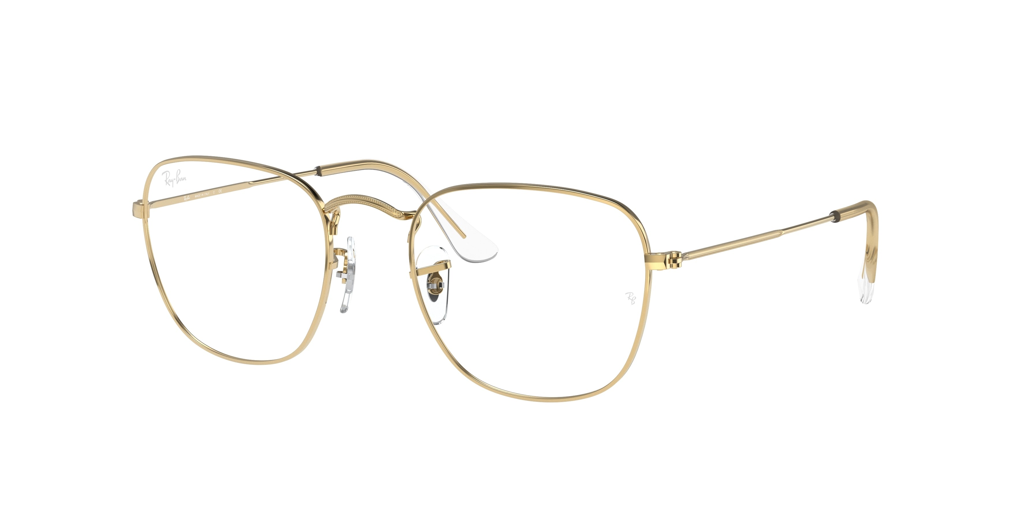 Ray-Ban Optical FRANK RX3857V Square Eyeglasses  3086-Gold 54-145-20 - Color Map Gold