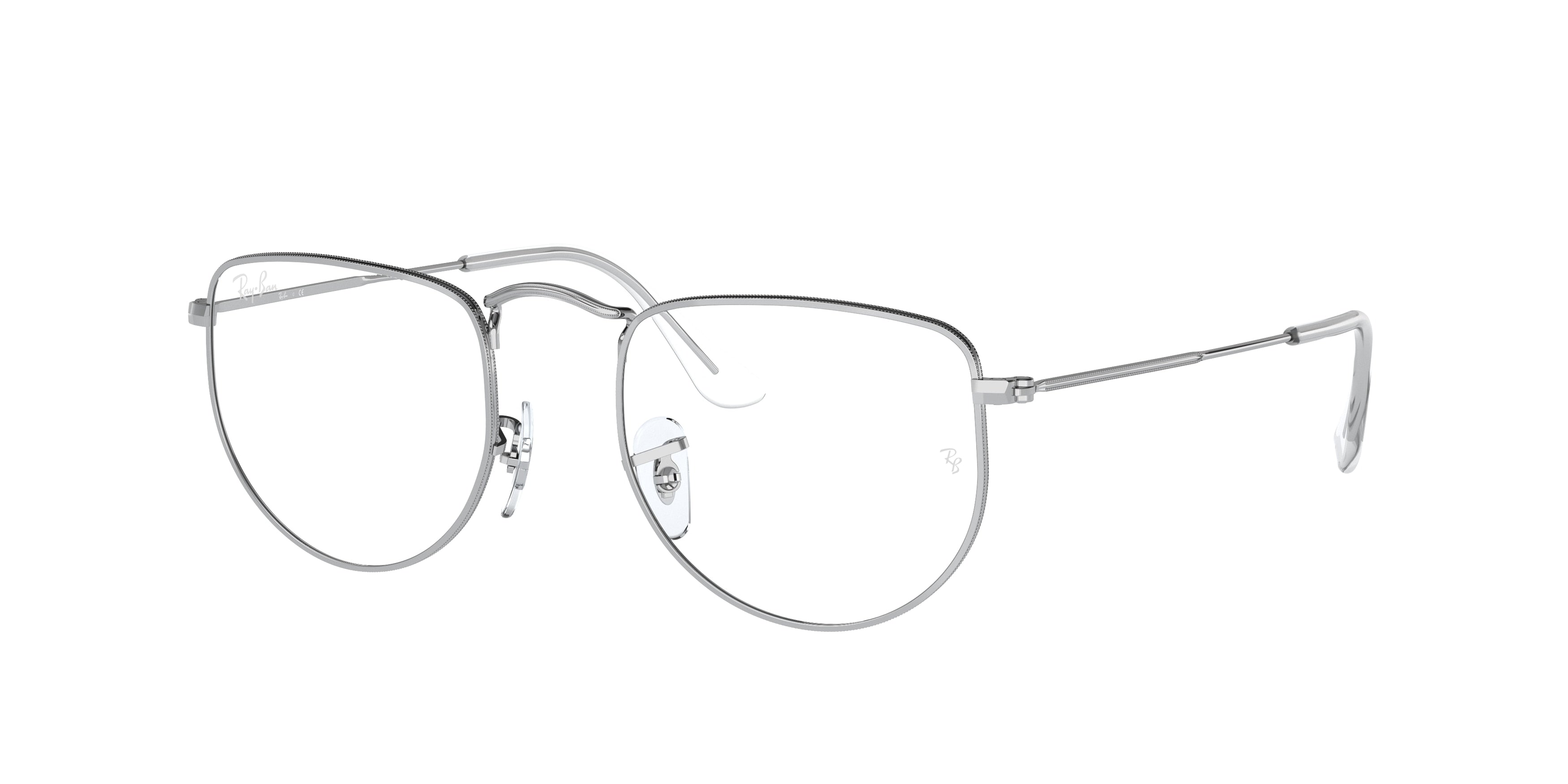 Ray-Ban Optical ELON RX3958V Irregular Eyeglasses  2501-Silver 50-145-20 - Color Map Silver