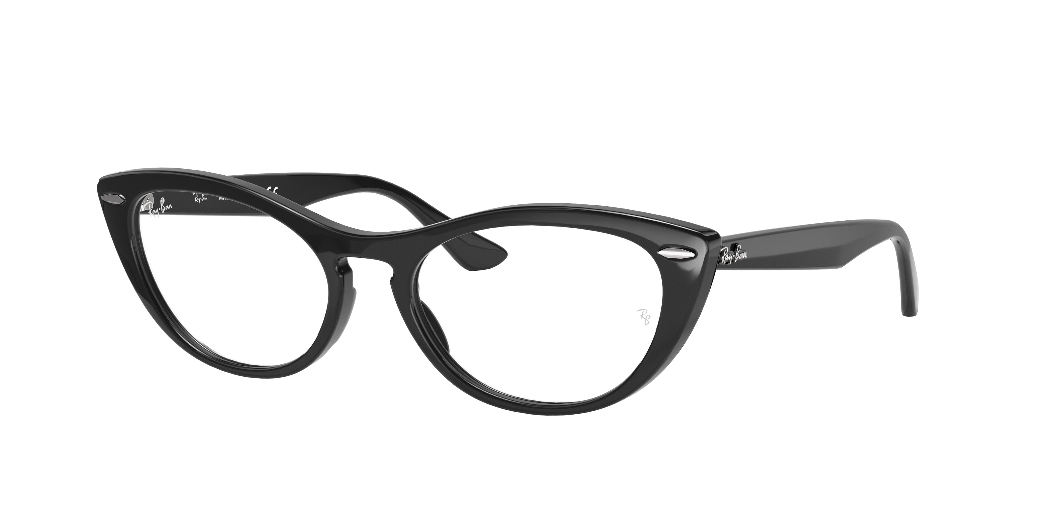 Ray-Ban Optical NINA RX4314V Cat Eye Eyeglasses  2000-Black 54-140-18 - Color Map Black