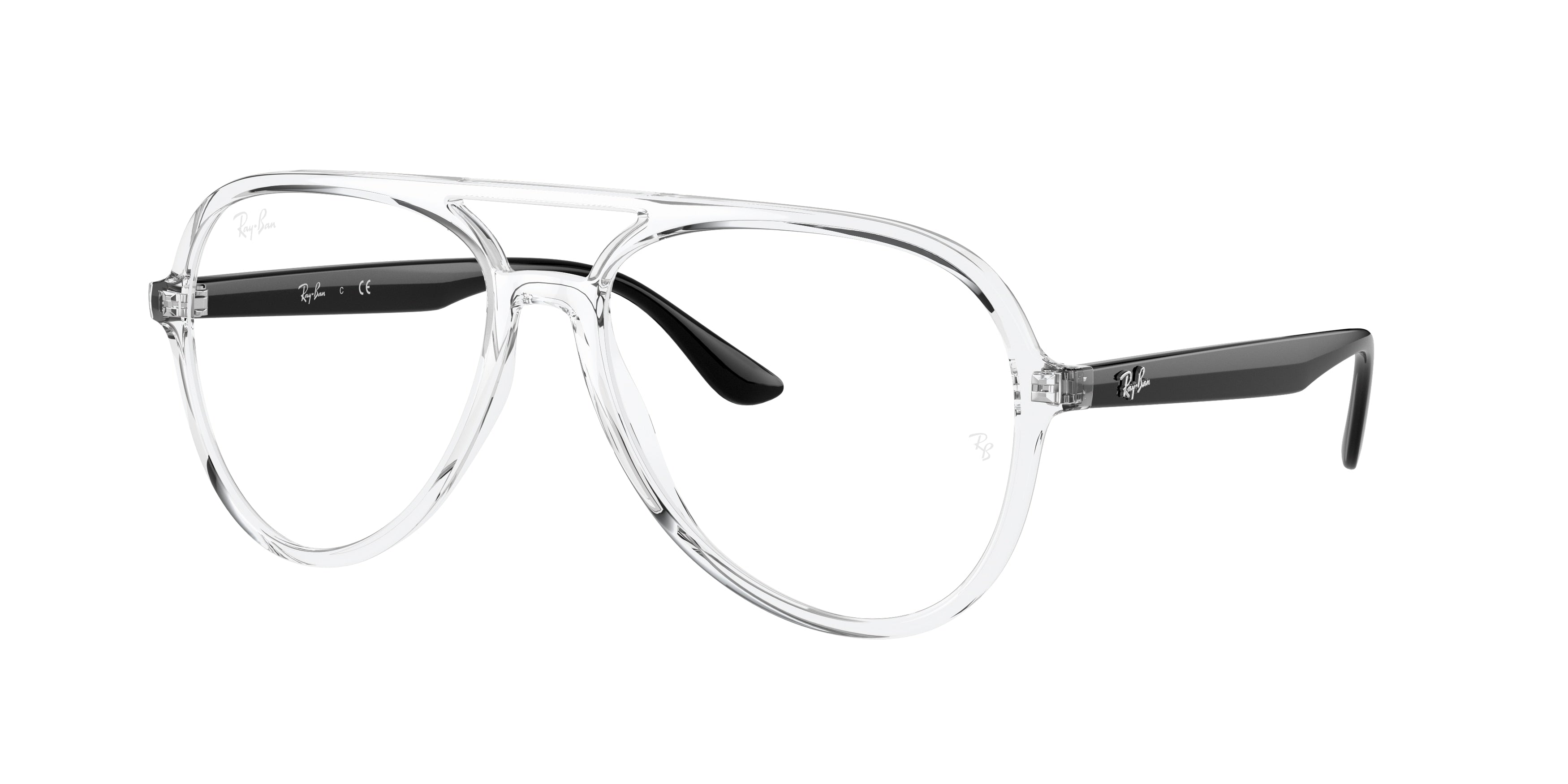 Ray-Ban Optical RX4376VF Pilot Eyeglasses  5943-Transparent 57-145-16 - Color Map Transparent