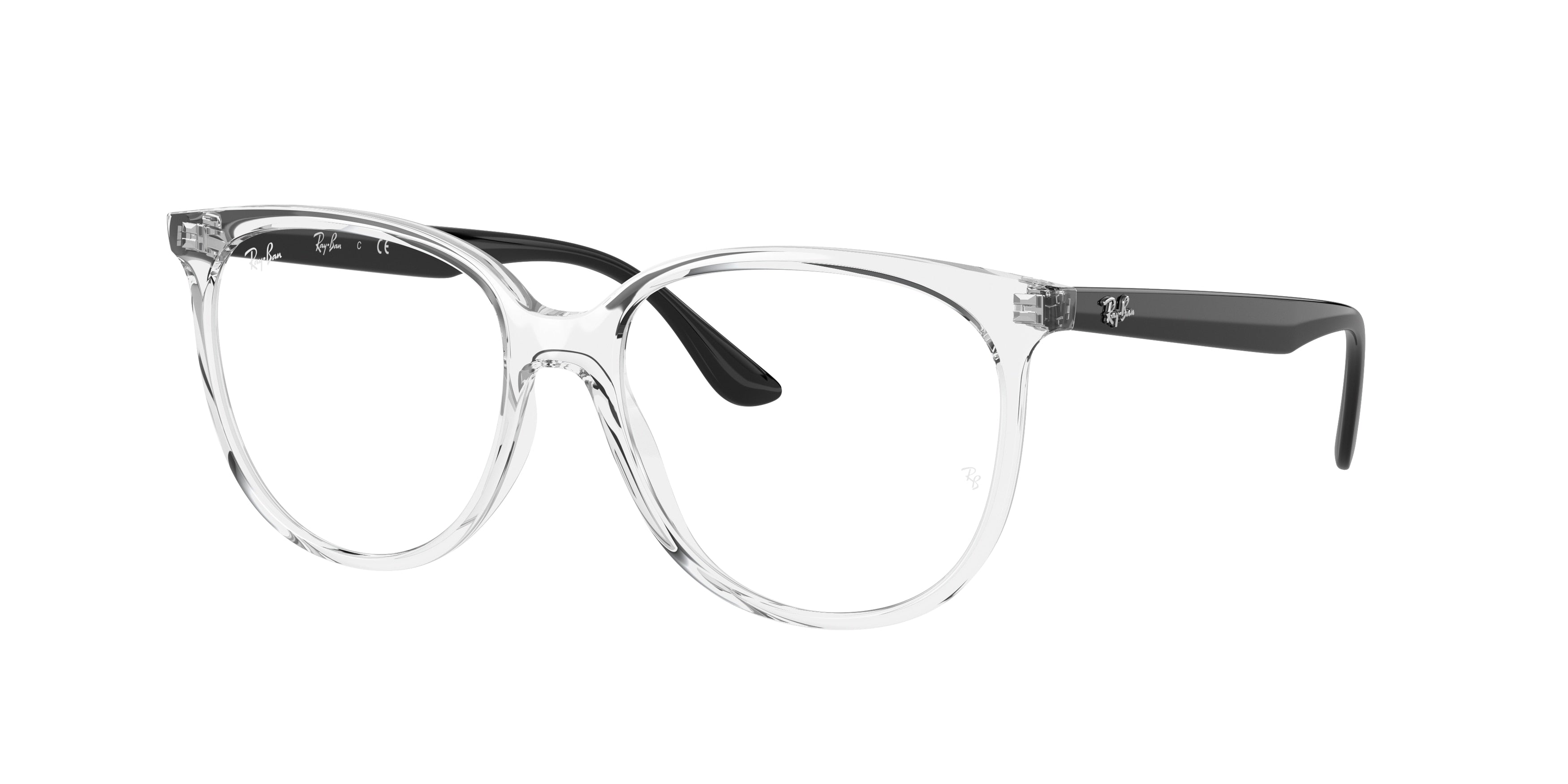Ray-Ban Optical RX4378VF Square Eyeglasses  5943-Transparent 54-145-16 - Color Map Transparent