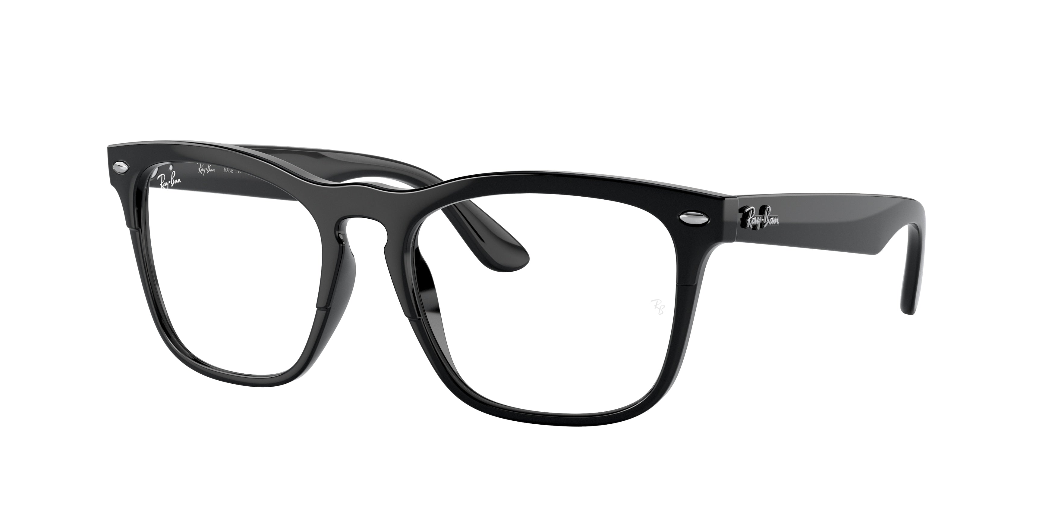 Ray-Ban Optical STEVE RX4487VF Square Eyeglasses  8192-Black 54-145-18 - Color Map Black