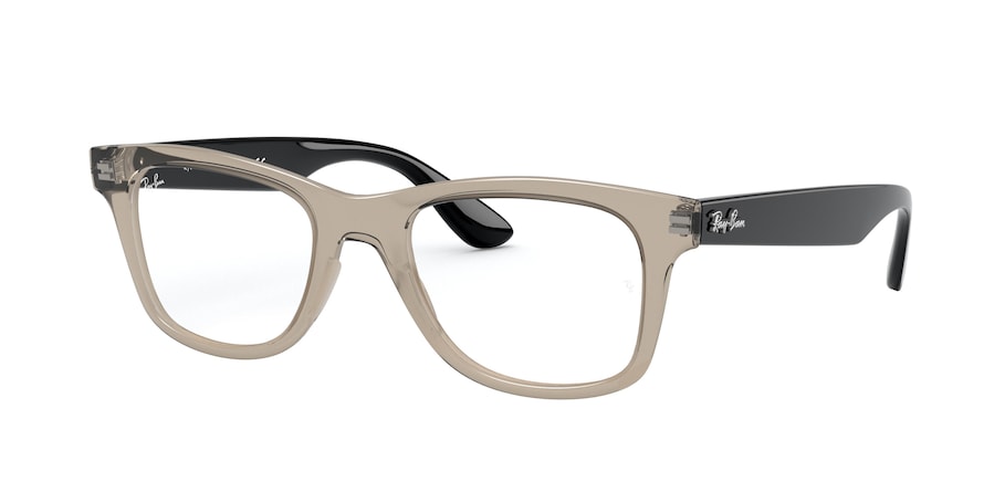 Ray-Ban Optical RX4640VF Square Eyeglasses  8059-TRANSPARENT GREY 52-20-150 - Color Map grey