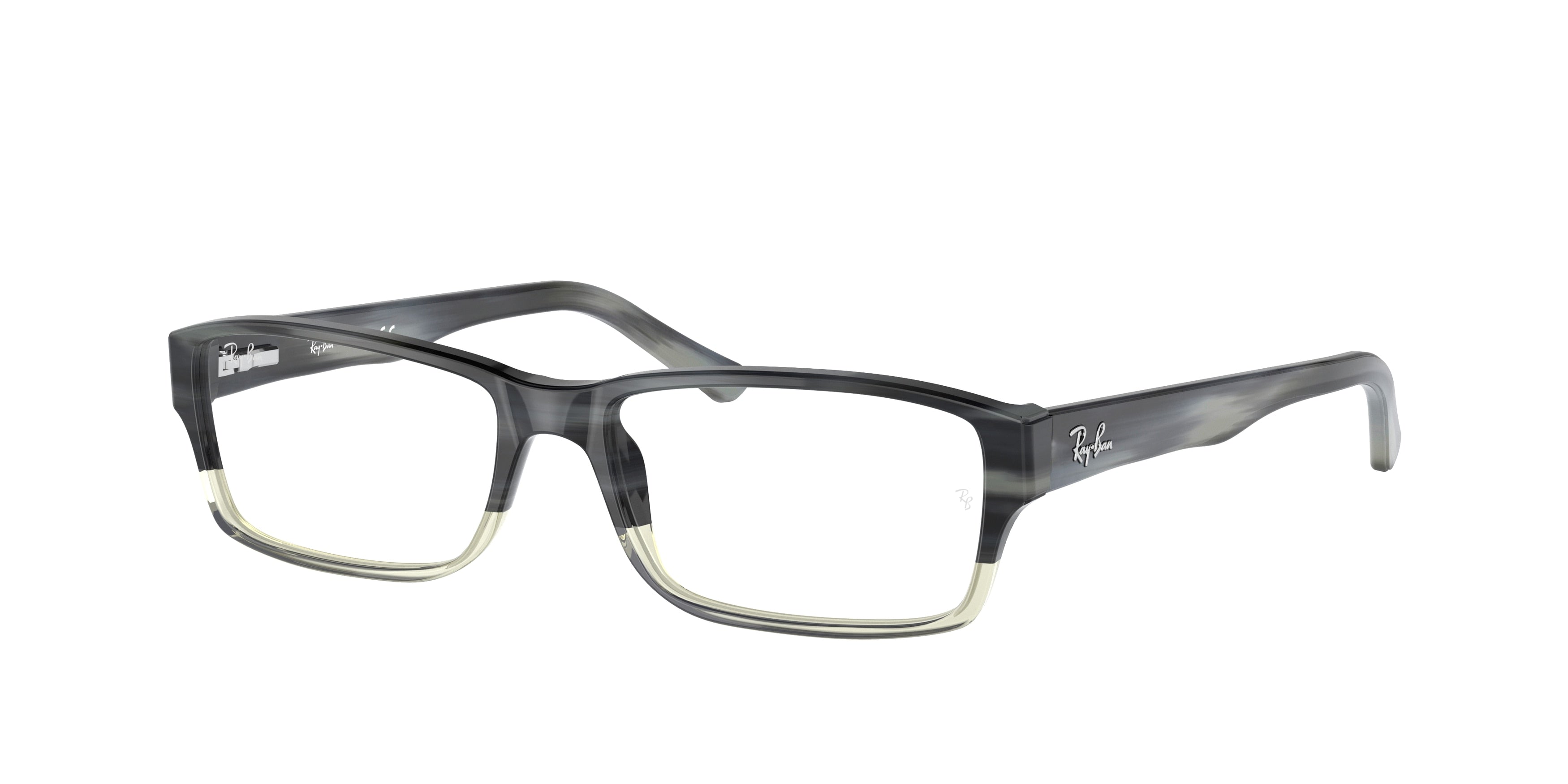Ray-Ban Optical RX5169 Rectangle Eyeglasses  5540-Grey 54-140-16 - Color Map Grey