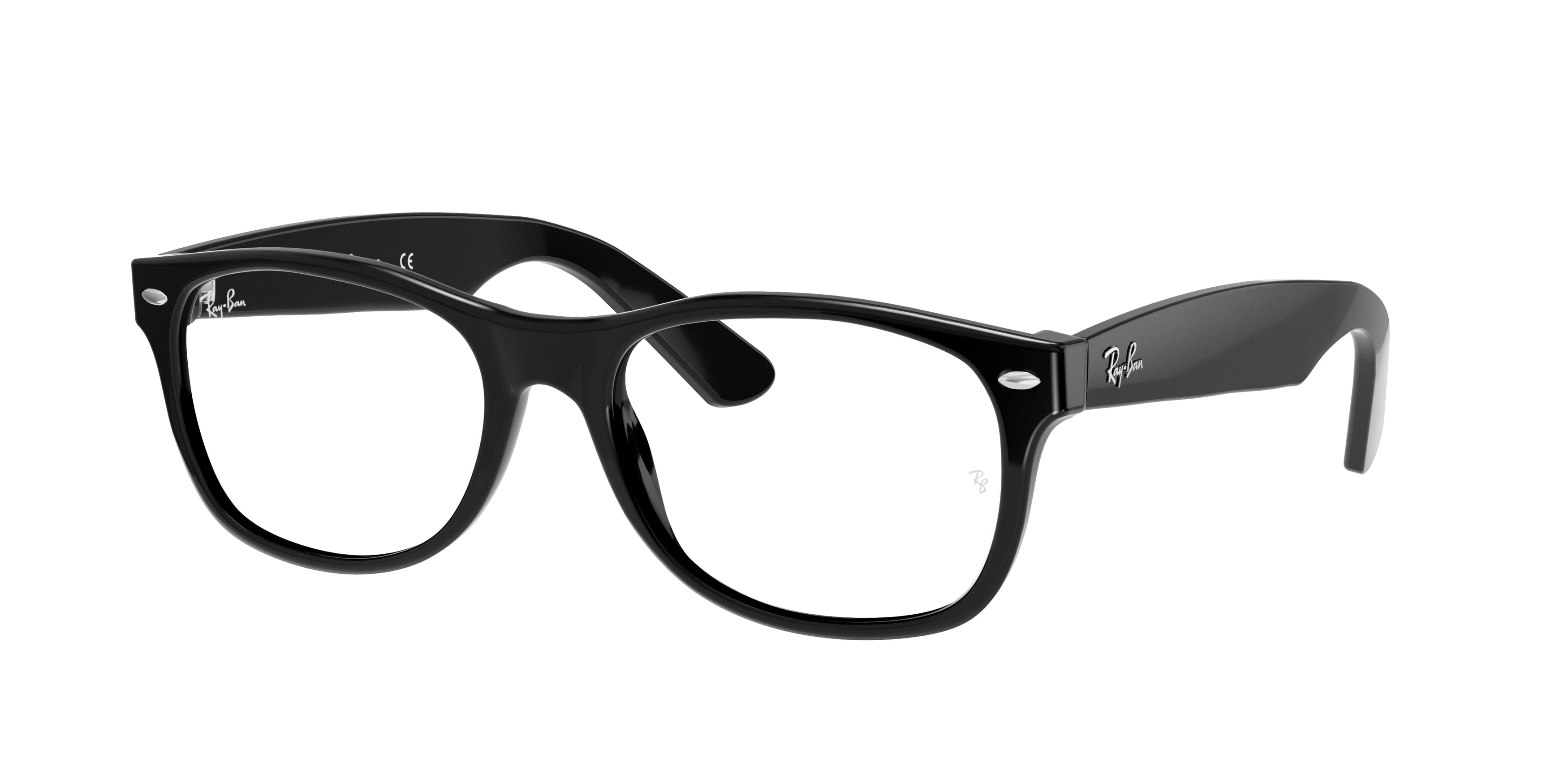 Ray-Ban Optical NEW WAYFARER RX5184 Square Eyeglasses  2000-Black 54-145-18 - Color Map Black