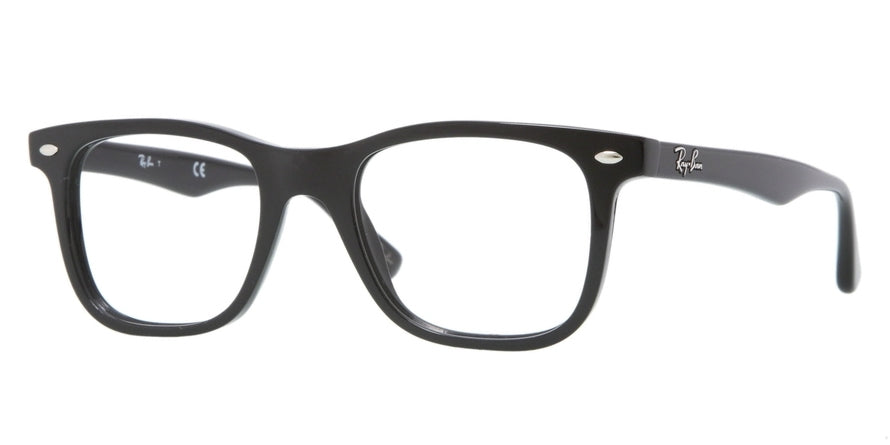 Ray-Ban Optical RX5248 Square Eyeglasses  2000-SHINY BLACK 49-19-140 - Color Map black