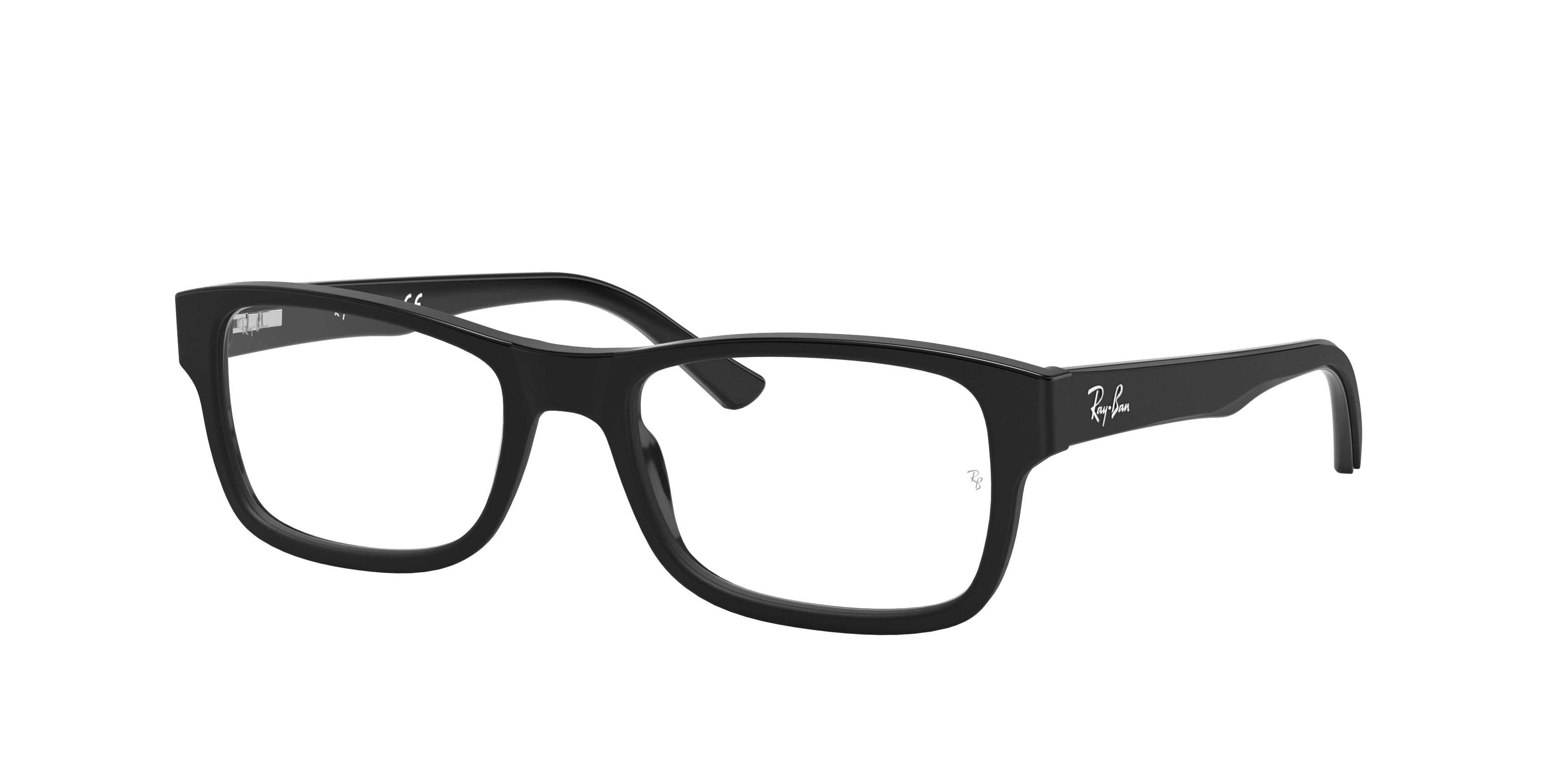 Ray-Ban Optical RX5268 Square Eyeglasses  5119-Black 55-150-18 - Color Map Black