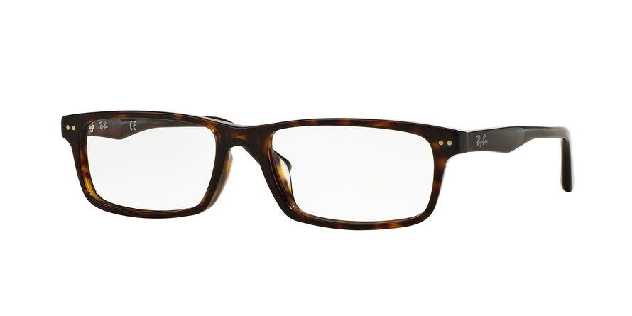 Ray-Ban Optical RX5277F Rectangle Eyeglasses  2012-DARK HAVANA 54-17-140 - Color Map black
