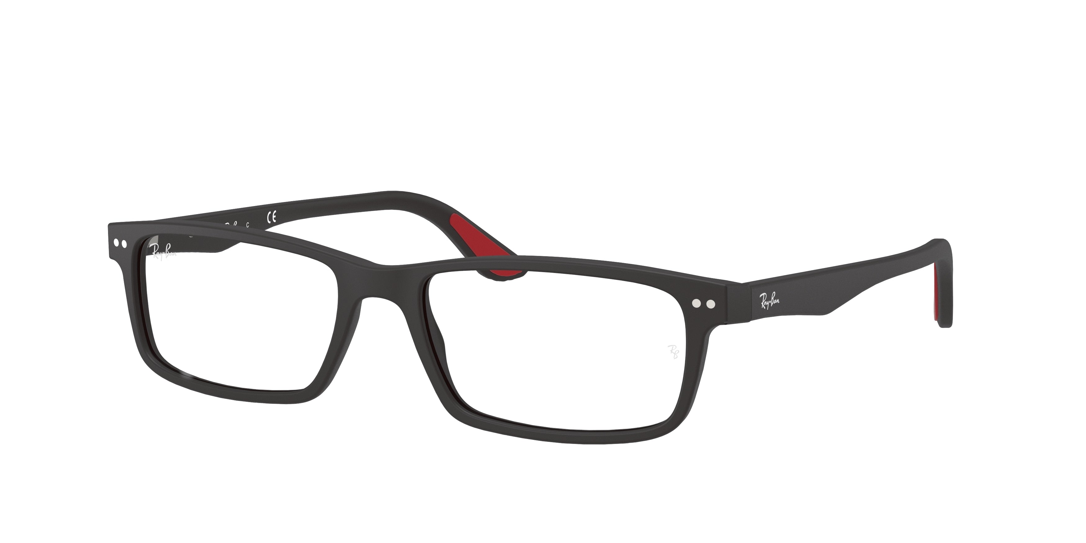 Ray-Ban Optical RX5277 Rectangle Eyeglasses  2077-Sand Black 54-140-17 - Color Map Black
