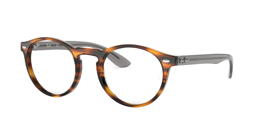 Ray-Ban Optical RX5283F Phantos Eyeglasses  5607-STRIPED HAVANA 51-21-145 - Color Map havana