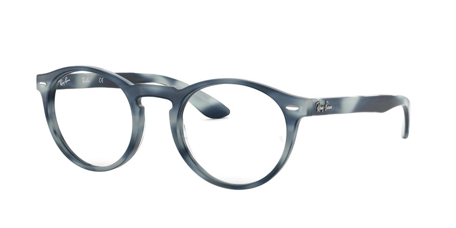Ray-Ban Optical RX5283F Phantos Eyeglasses  5773-HORN GREY BLUE 51-21-145 - Color Map blue