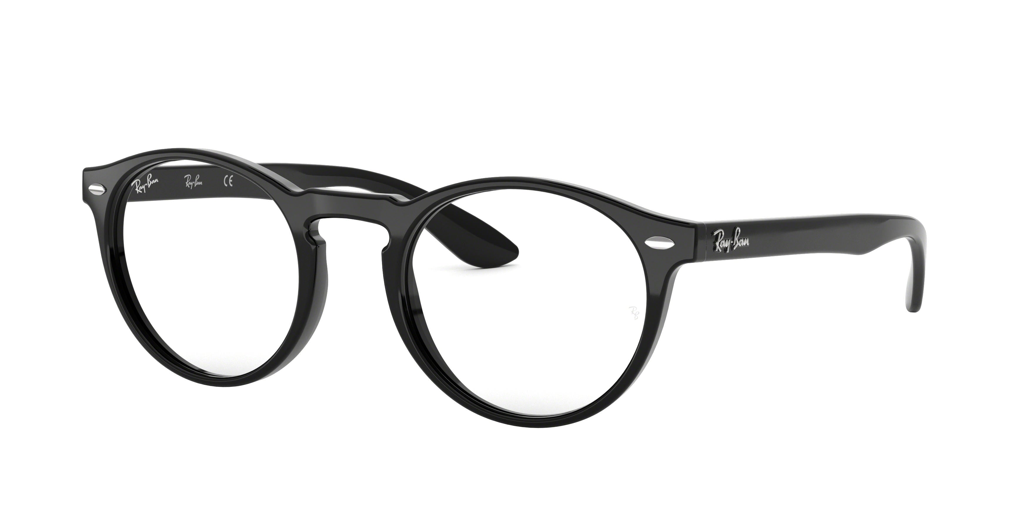 Ray-Ban Optical RX5283 Phantos Eyeglasses  2000-Black 51-145-21 - Color Map Black
