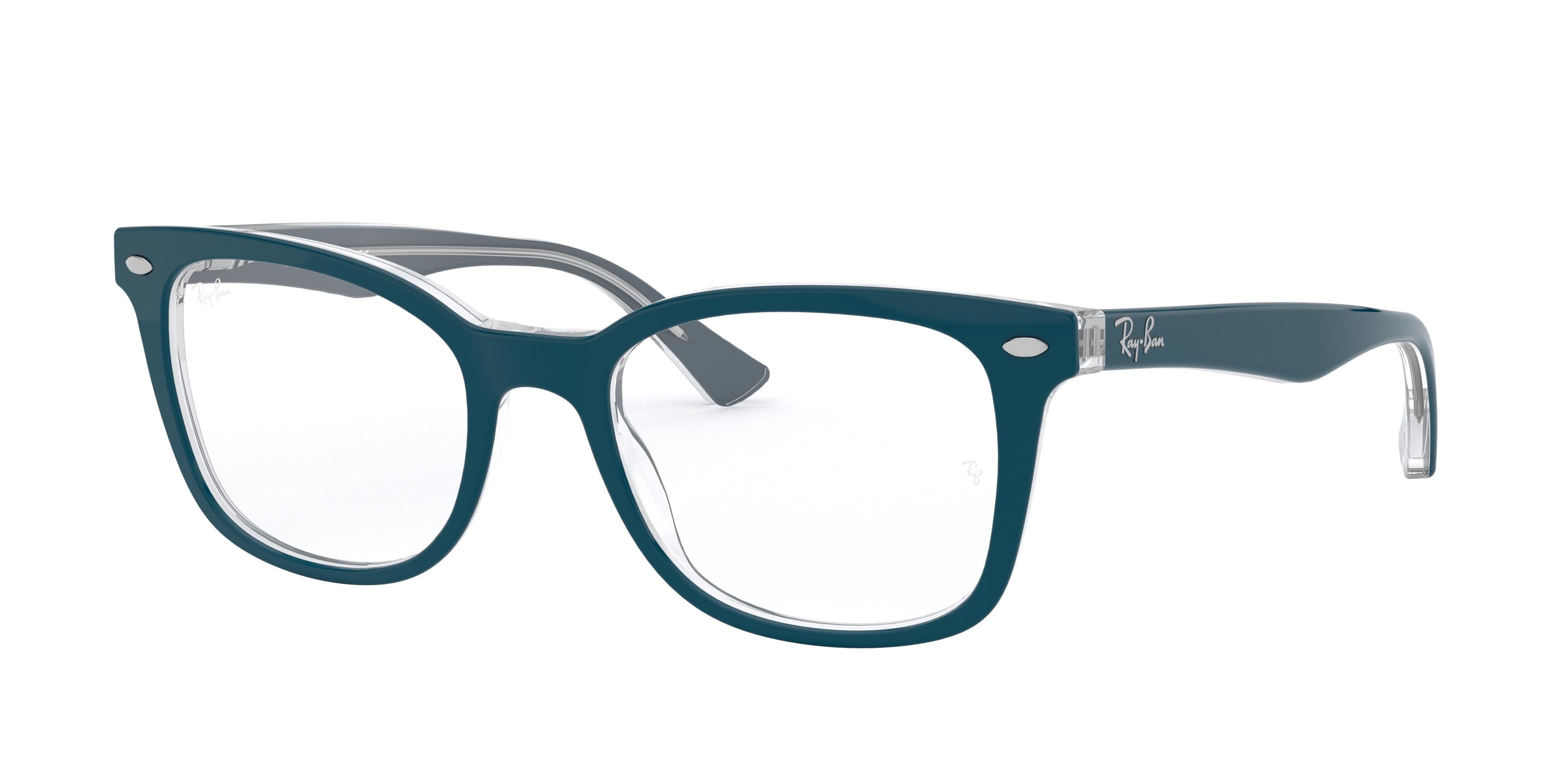 Ray-Ban Optical RX5285 Butterfly Eyeglasses  5763-Turquoise 53-145-19 - Color Map Blue