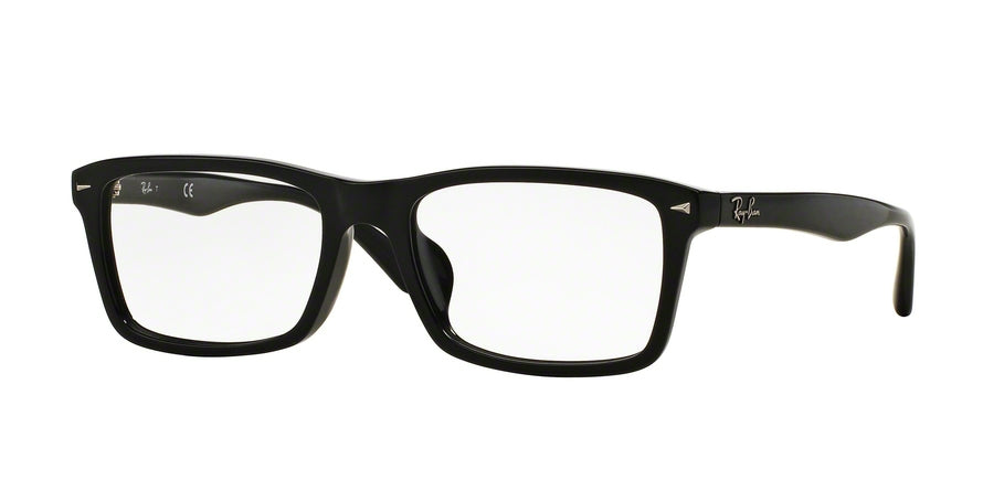 Ray-Ban Optical RX5287F Square Eyeglasses  2000-BLACK 54-18-145 - Color Map black