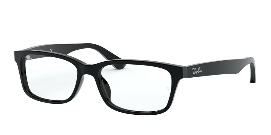 Ray-Ban Optical RX5296D Rectangle Eyeglasses  2000-BLACK 55-16-145 - Color Map black