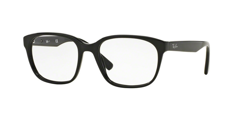 Ray-Ban Optical RX5340 Square Eyeglasses  2000-SHINY BLACK 51-18-140 - Color Map black
