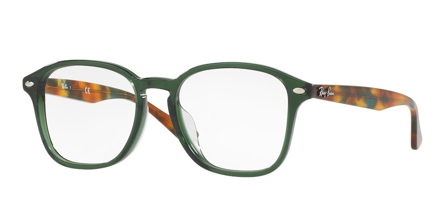 Ray-Ban Optical RX5352F Square Eyeglasses  5630-COL. 5630 54-19-145 - Color Map green