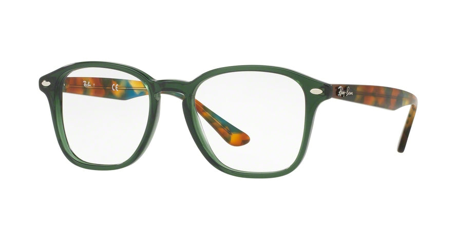 Ray-Ban Optical RX5352 Square Eyeglasses  5630-OPAL GREEN 50-19-145 - Color Map green