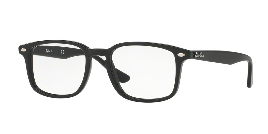 Ray-Ban Optical RX5353 Square Eyeglasses  2000-SHINY BLACK 52-19-145 - Color Map black