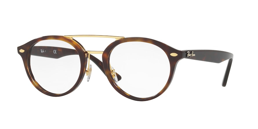 Ray-Ban Optical RX5354 Square Eyeglasses  5674-TOP BROWN HAVANA/HAVANA BROWN 50-21-145 - Color Map havana