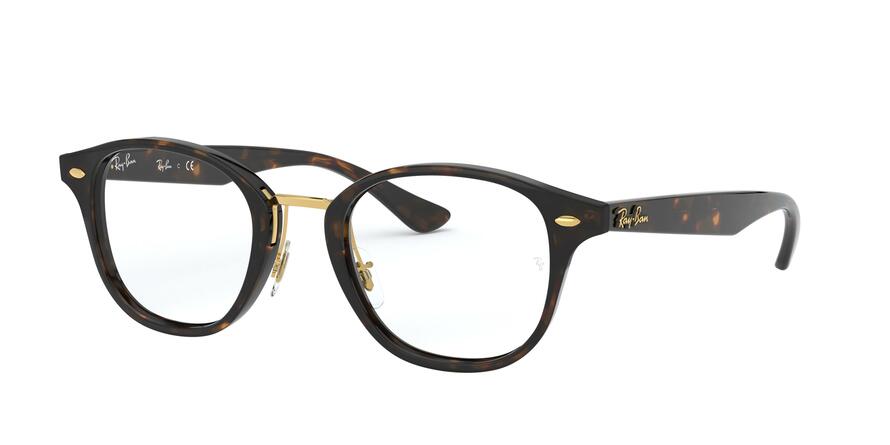 Ray-Ban Optical RX5355 Square Eyeglasses  5674-TOP BROWN HAVANA/HAVANA BROWN 50-21-145 - Color Map havana