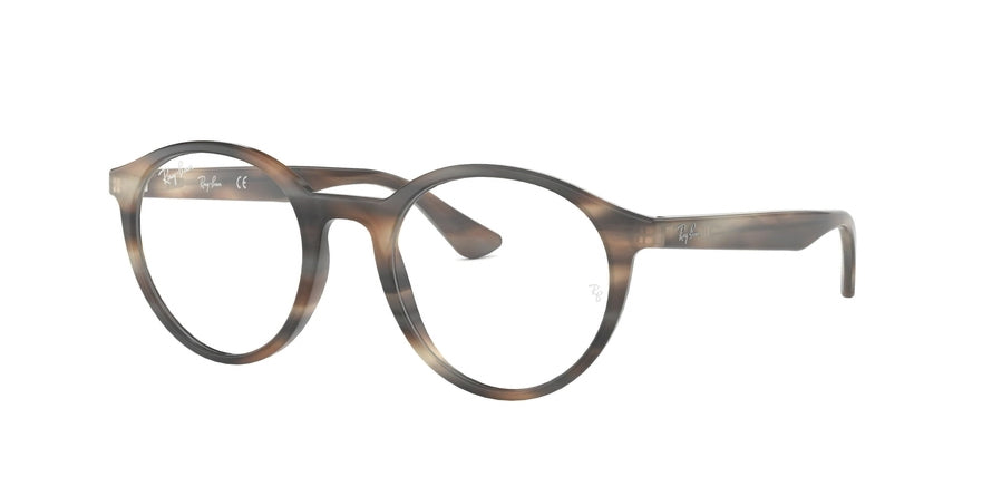 Ray-Ban Optical RX5361 Phantos Eyeglasses  5775-HORN BEIGE BROWN 49-20-145 - Color Map light brown