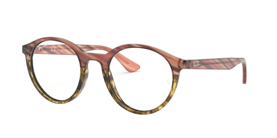 Ray-Ban Optical RX5361 Phantos Eyeglasses  5838-PINK GRADIENT STRIPED BEIGE 51-20-145 - Color Map pink