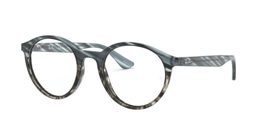 Ray-Ban Optical RX5361 Phantos Eyeglasses  5839-BLUE GRADIENT GREY STRIPED 51-20-145 - Color Map blue