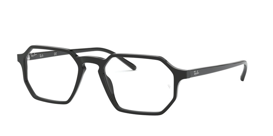 Ray-Ban Optical RX5370 Irregular Eyeglasses  2000-BLACK 53-19-145 - Color Map black