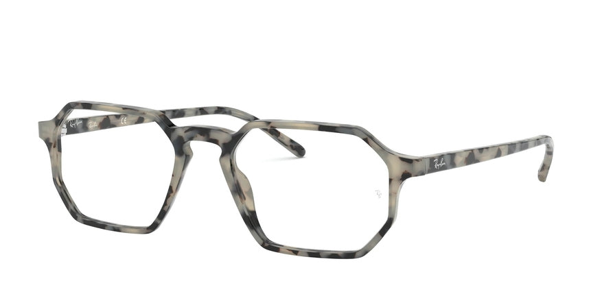Ray-Ban Optical RX5370 Irregular Eyeglasses  5878-HAVANA BEIGE 51-19-140 - Color Map light brown