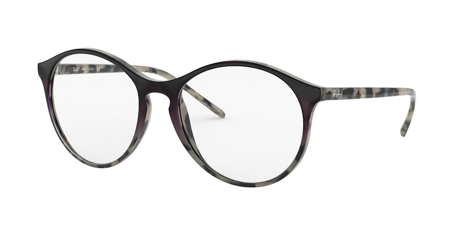 Ray-Ban Optical RX5371F Phantos Eyeglasses  5869-VIOLET GRAD HAVANA BEIGE 53-18-140 - Color Map violet