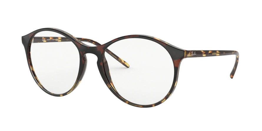 Ray-Ban Optical RX5371F Phantos Eyeglasses  5870-BORDEAUX GRAD HAVANA YELLOW 53-18-140 - Color Map bordeaux