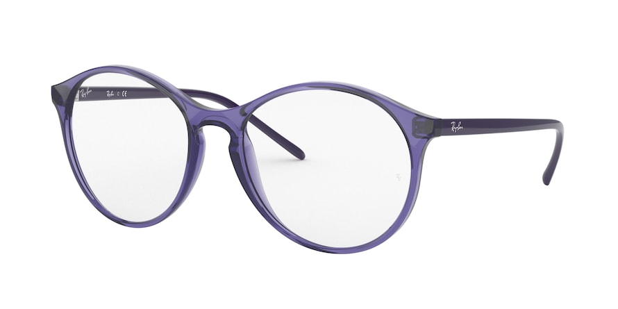 Ray-Ban Optical RX5371 Phantos Eyeglasses  5967-TRANSPARENT VIOLET 53-18-140 - Color Map violet