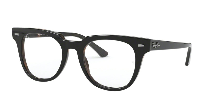 Ray-Ban Optical METEOR RX5377F Square Eyeglasses  5909-TOP GREY ON HAVANA 52-20-150 - Color Map grey