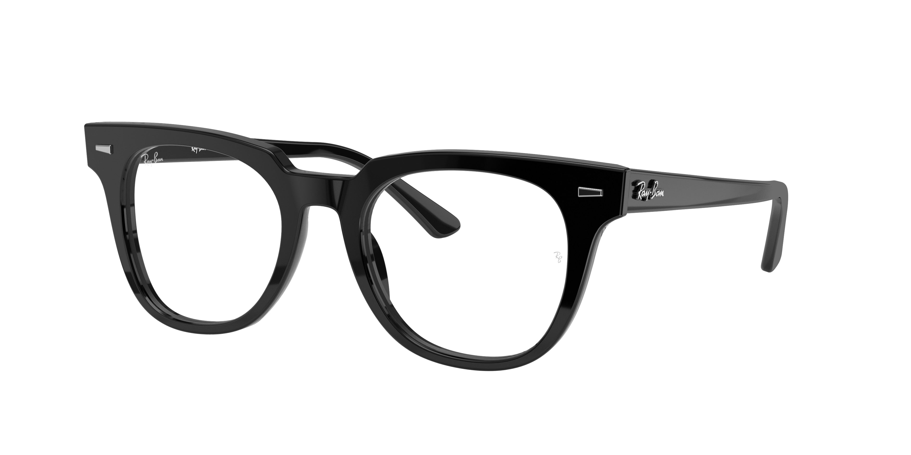 Ray-Ban Optical METEOR RX5377 Square Eyeglasses  2000-Black 52-150-20 - Color Map Black