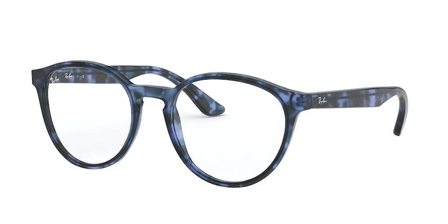 Ray-Ban Optical RX5380 Phantos Eyeglasses  5946-HAVANA OPAL BLUE 52-19-145 - Color Map havana