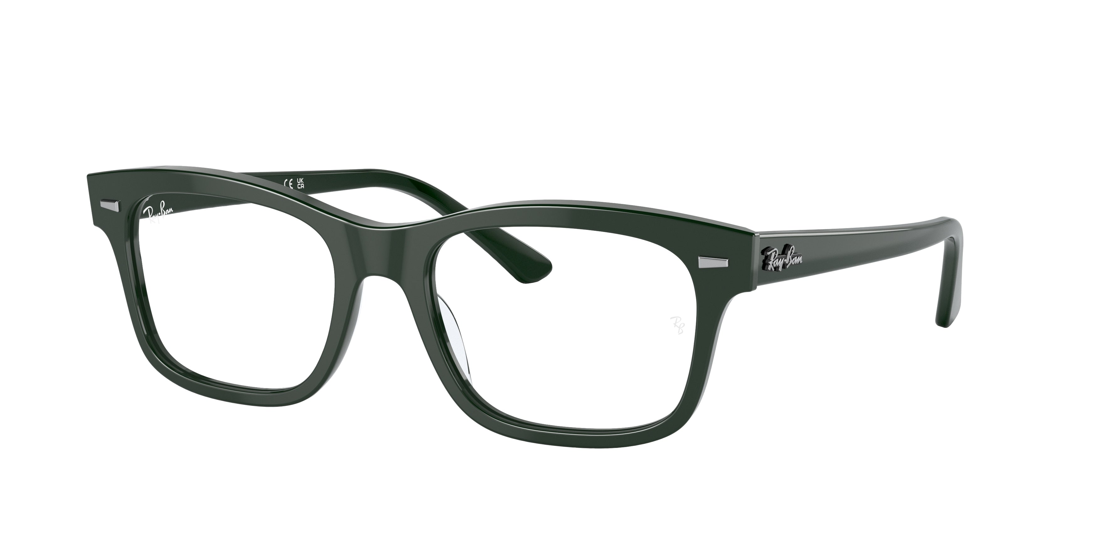 Ray-Ban Optical RX5383F Rectangle Eyeglasses  8226-Green 54-150-19 - Color Map Green