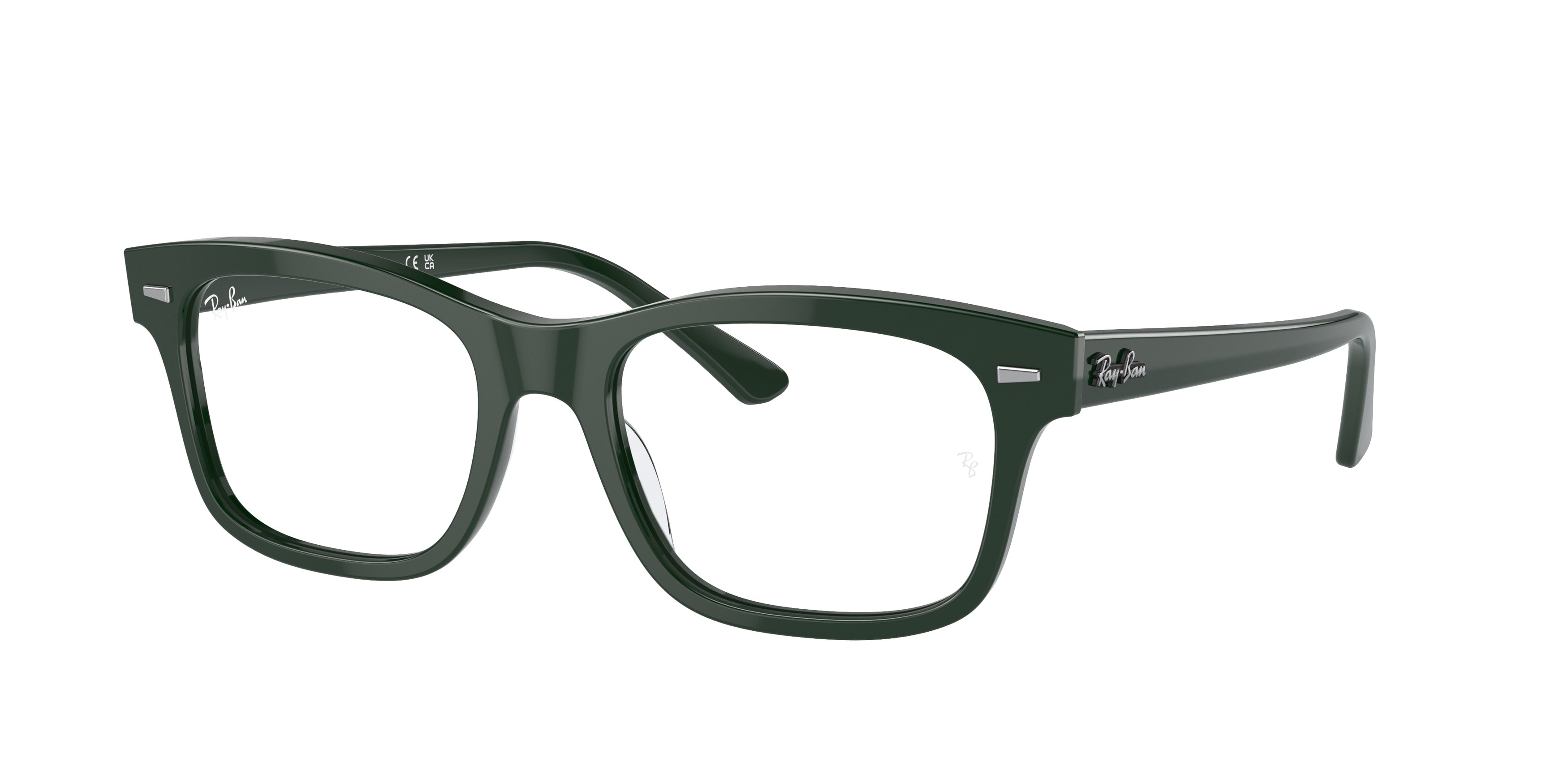 Ray-Ban Optical MR BURBANK RX5383 Rectangle Eyeglasses  8226-Green 54-150-19 - Color Map Green