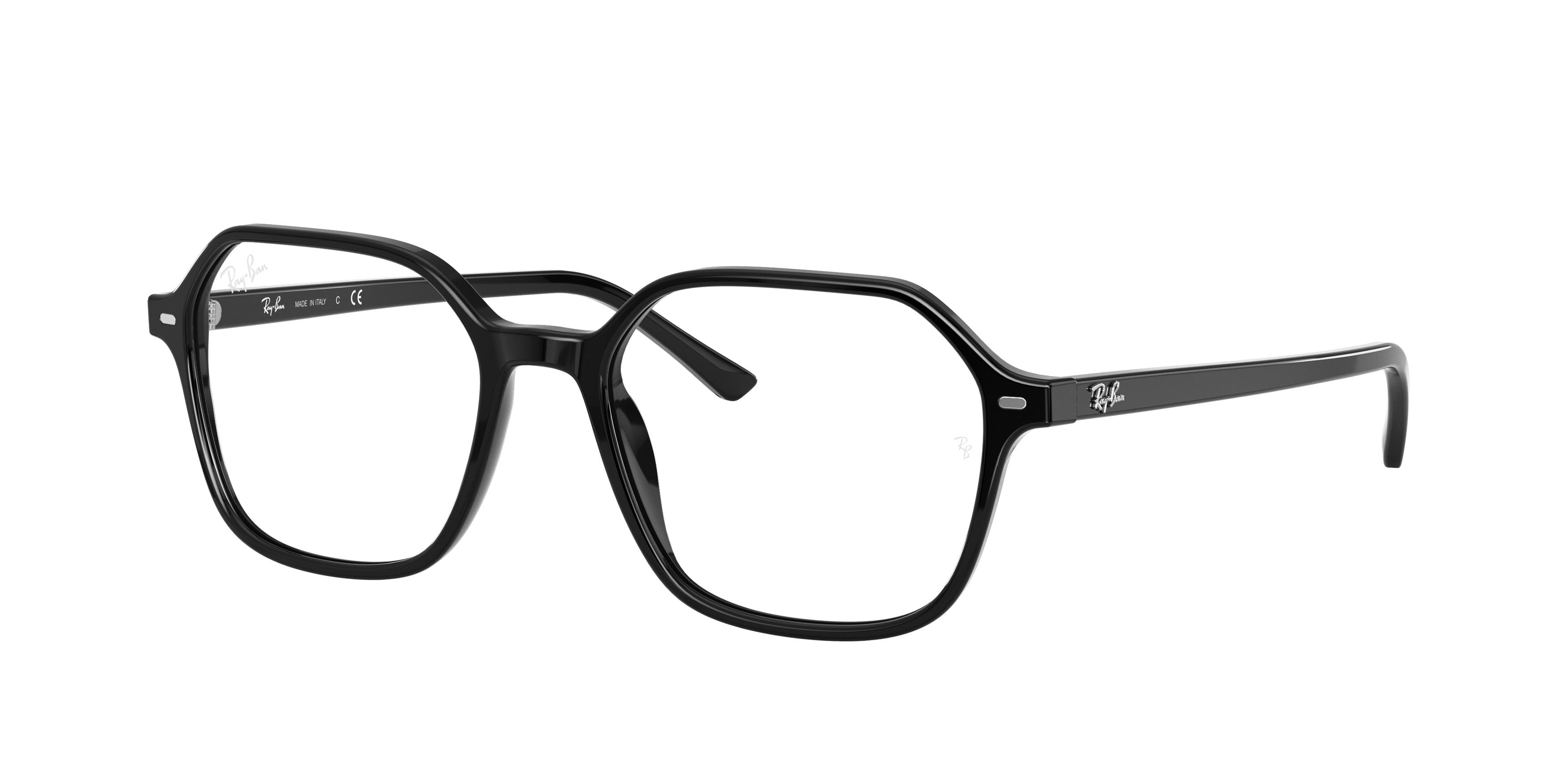 Ray-Ban Optical JOHN RX5394 Square Eyeglasses  2000-Black 51-145-18 - Color Map Black