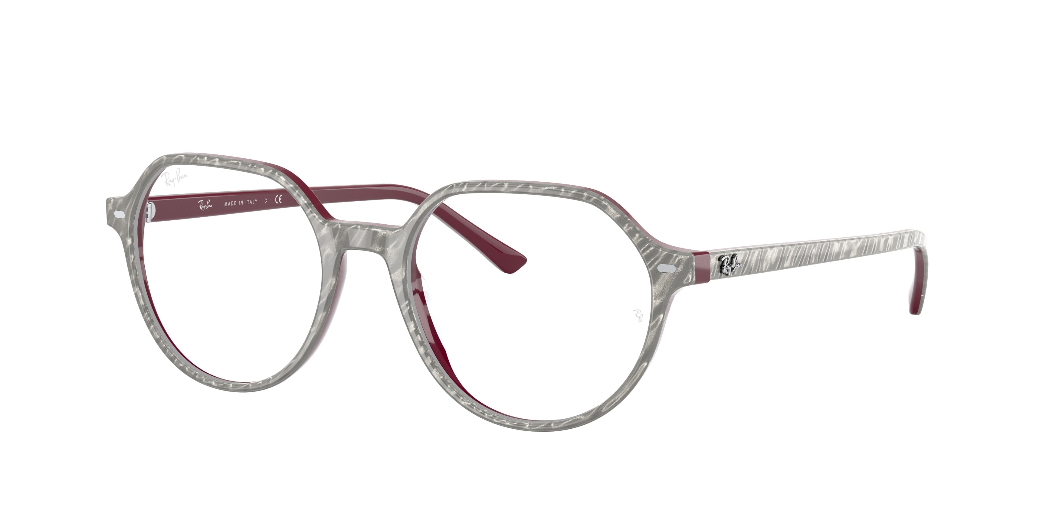 Ray-Ban Optical THALIA RX5395 Square Eyeglasses  8050-Grey 49-140-18 - Color Map Grey