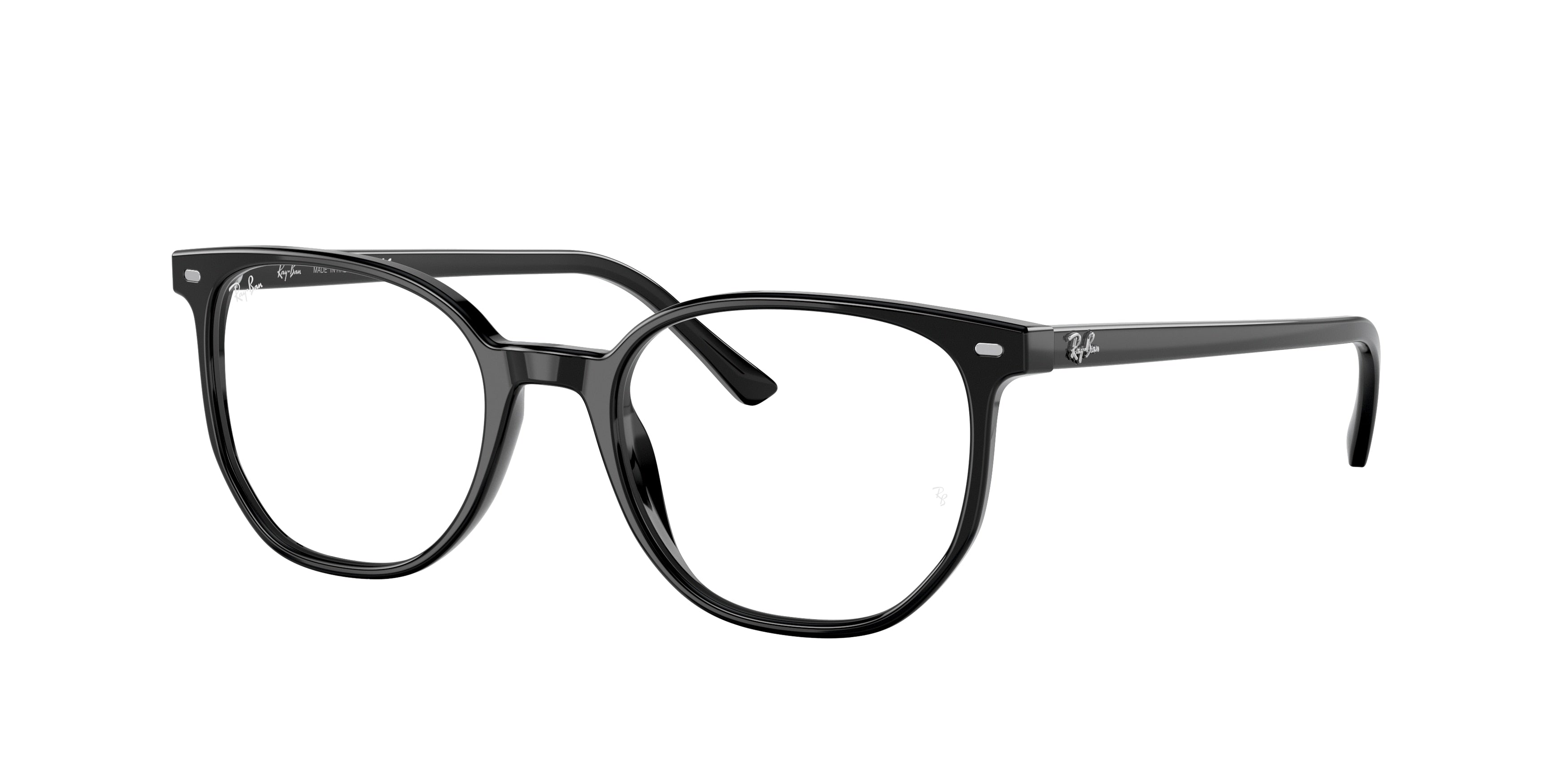 Ray-Ban Optical ELLIOT RX5397 Irregular Eyeglasses  2000-Black 52-145-19 - Color Map Black