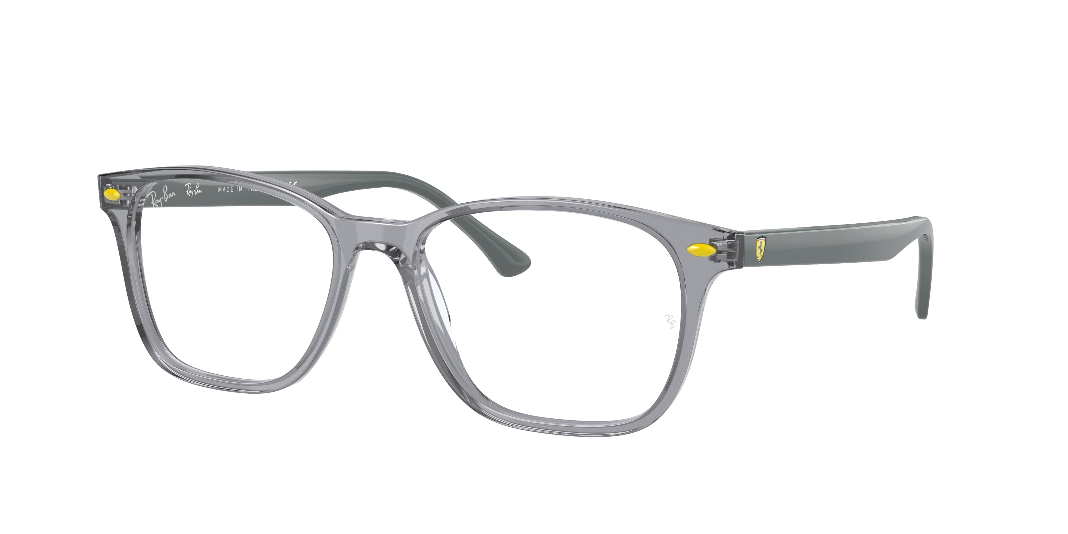 Ray-Ban Optical RX5405M Rectangle Eyeglasses  F665-Transparent Grey 55-145-17 - Color Map Grey