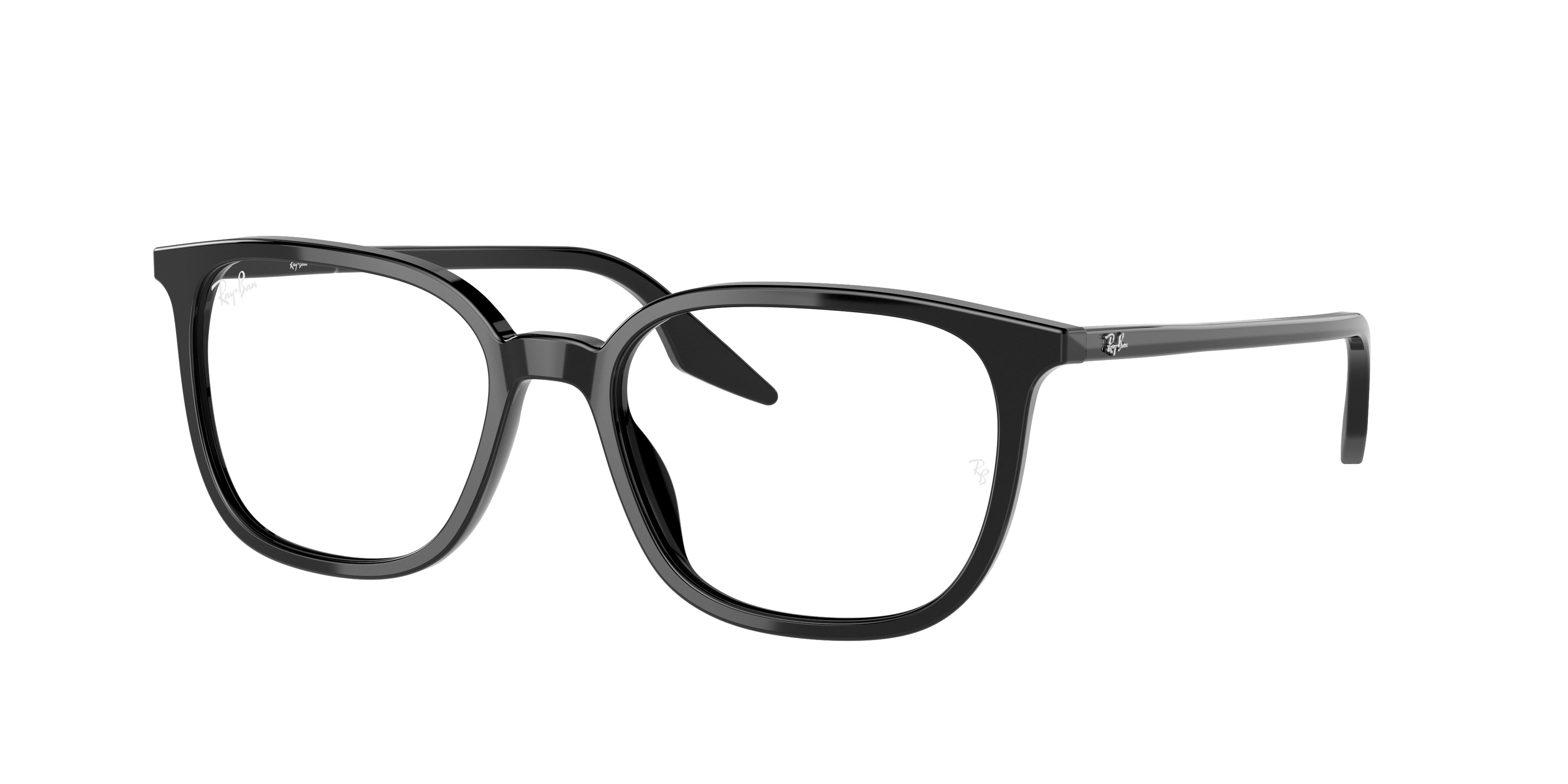 Ray-Ban Optical RX5406F Square Eyeglasses  2000-Black 54-150-18 - Color Map Black