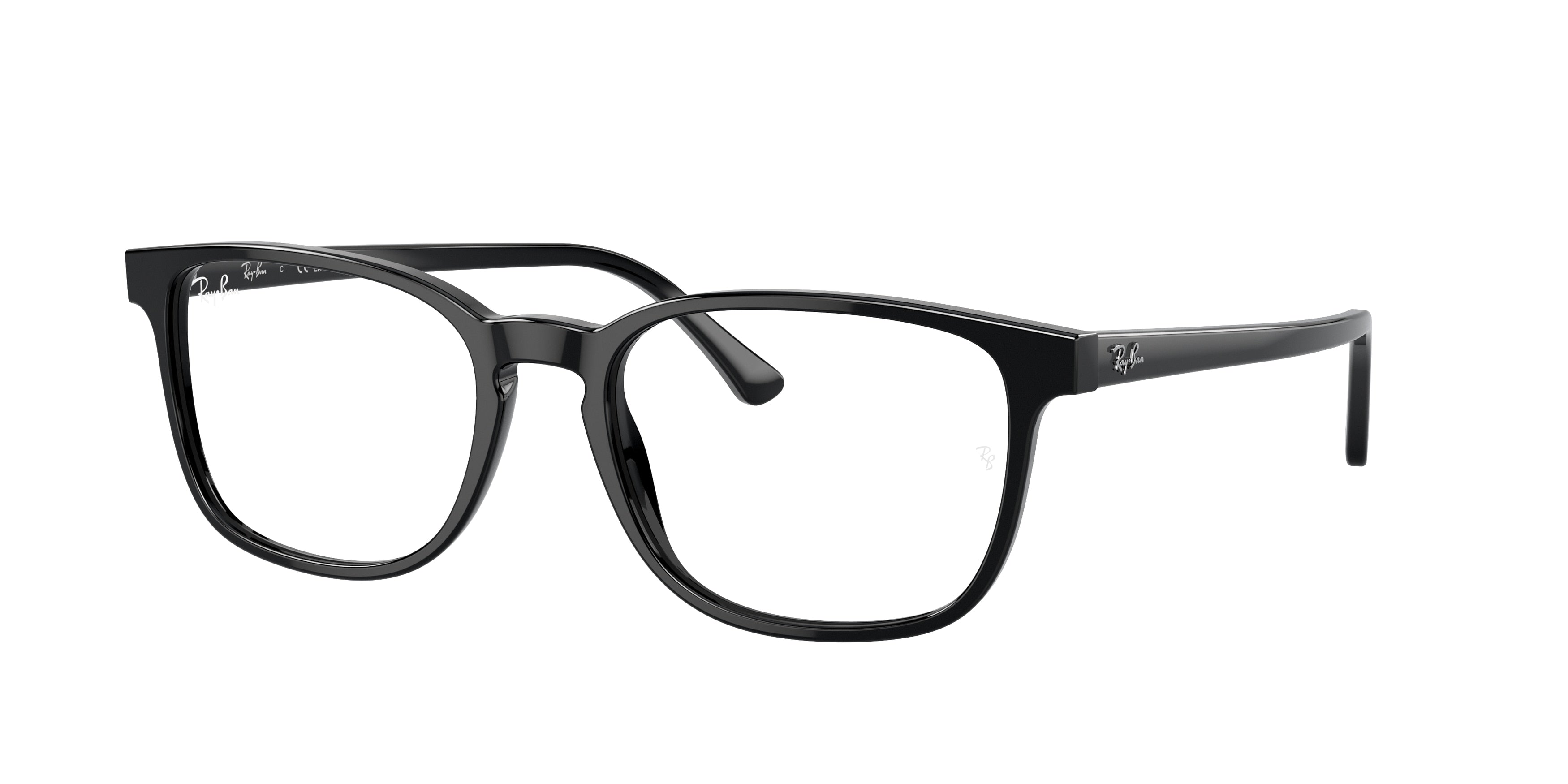 Ray-Ban Optical RX5418F Pillow Eyeglasses  2000-Black 54-150-20 - Color Map Black
