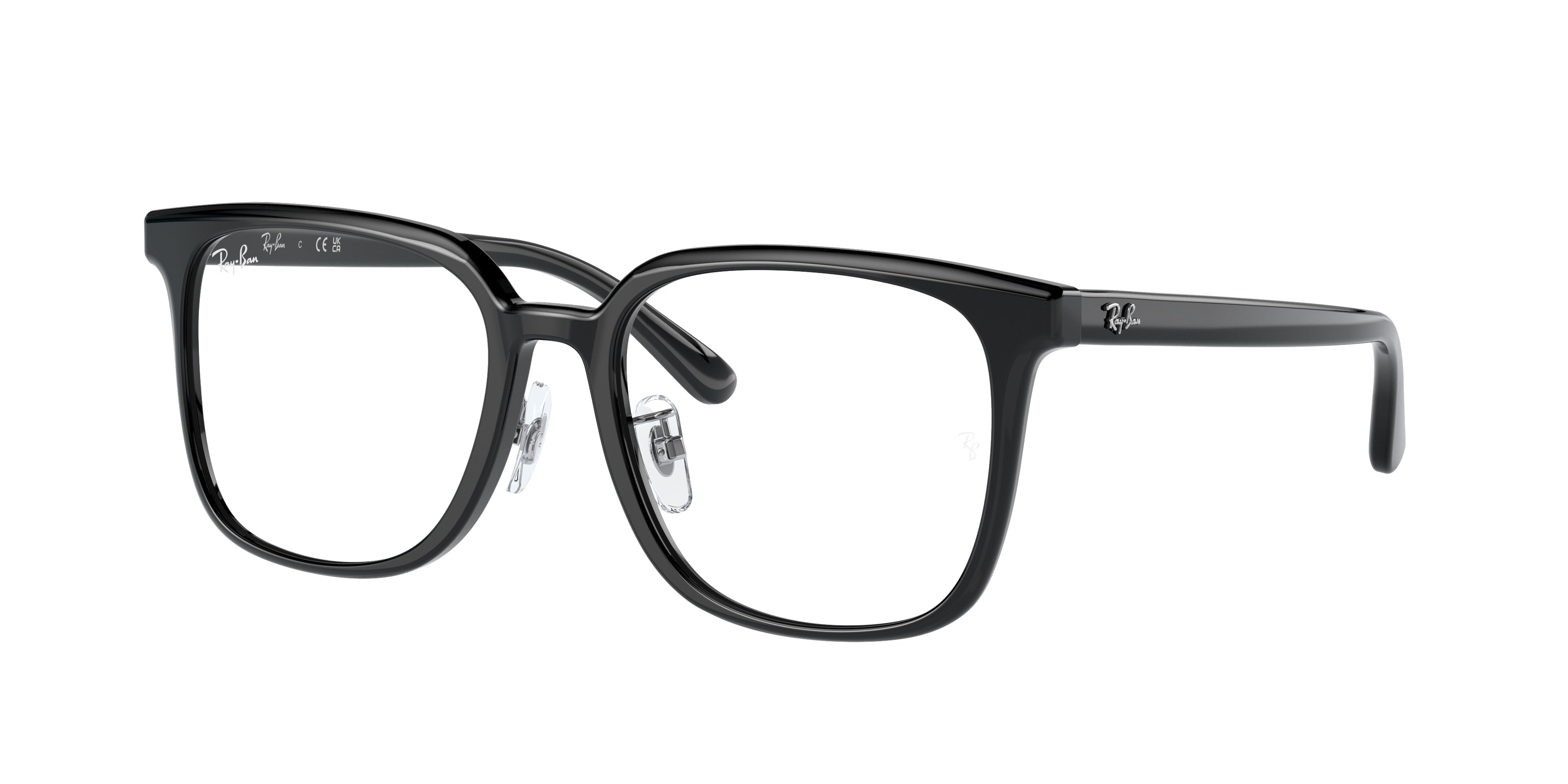 Ray-Ban Optical RX5419D Square Eyeglasses  2000-Black 54-145-18 - Color Map Black