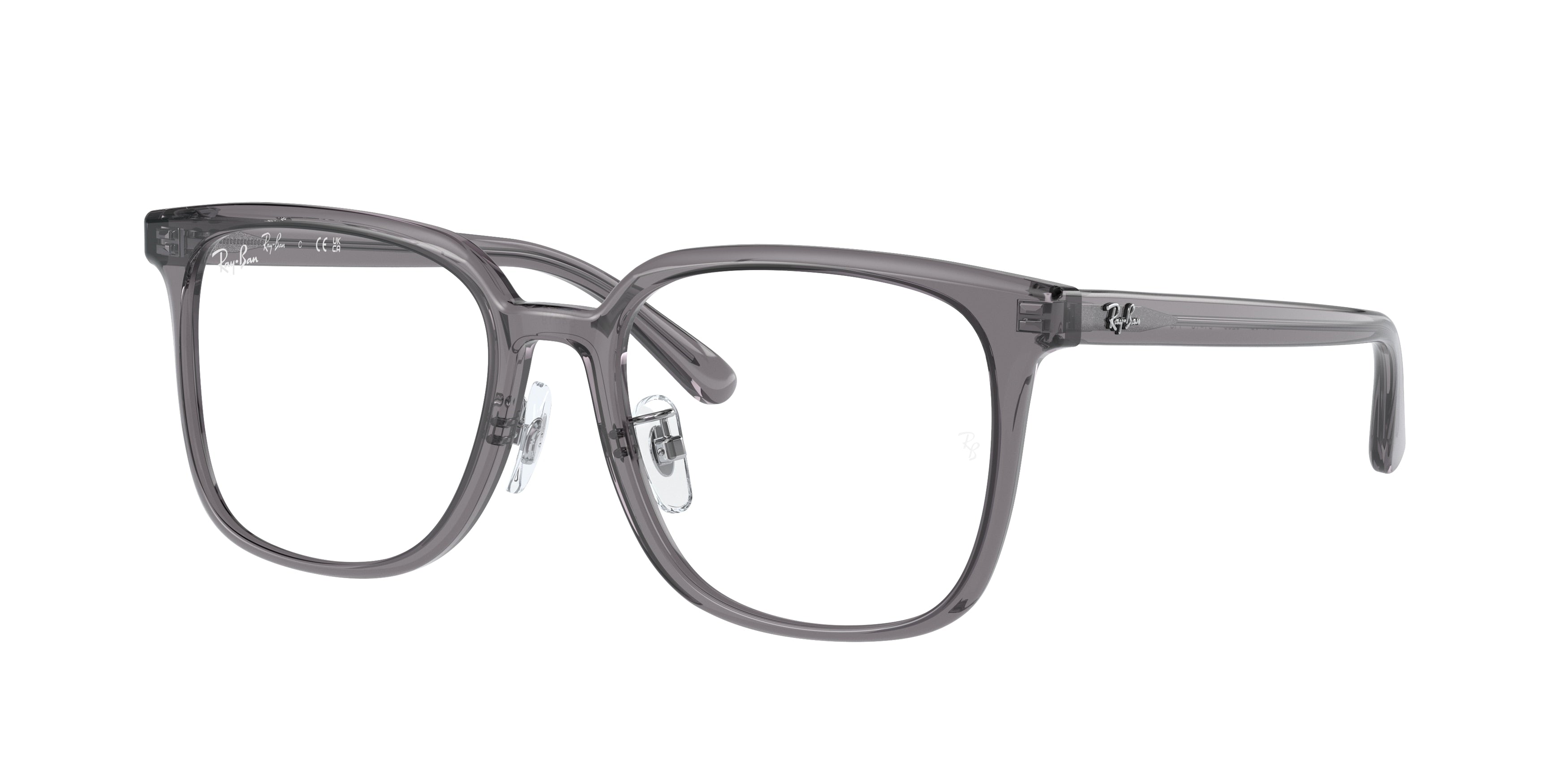 Ray-Ban Optical RX5419D Square Eyeglasses  8268-Transparent Grey 54-145-18 - Color Map Grey