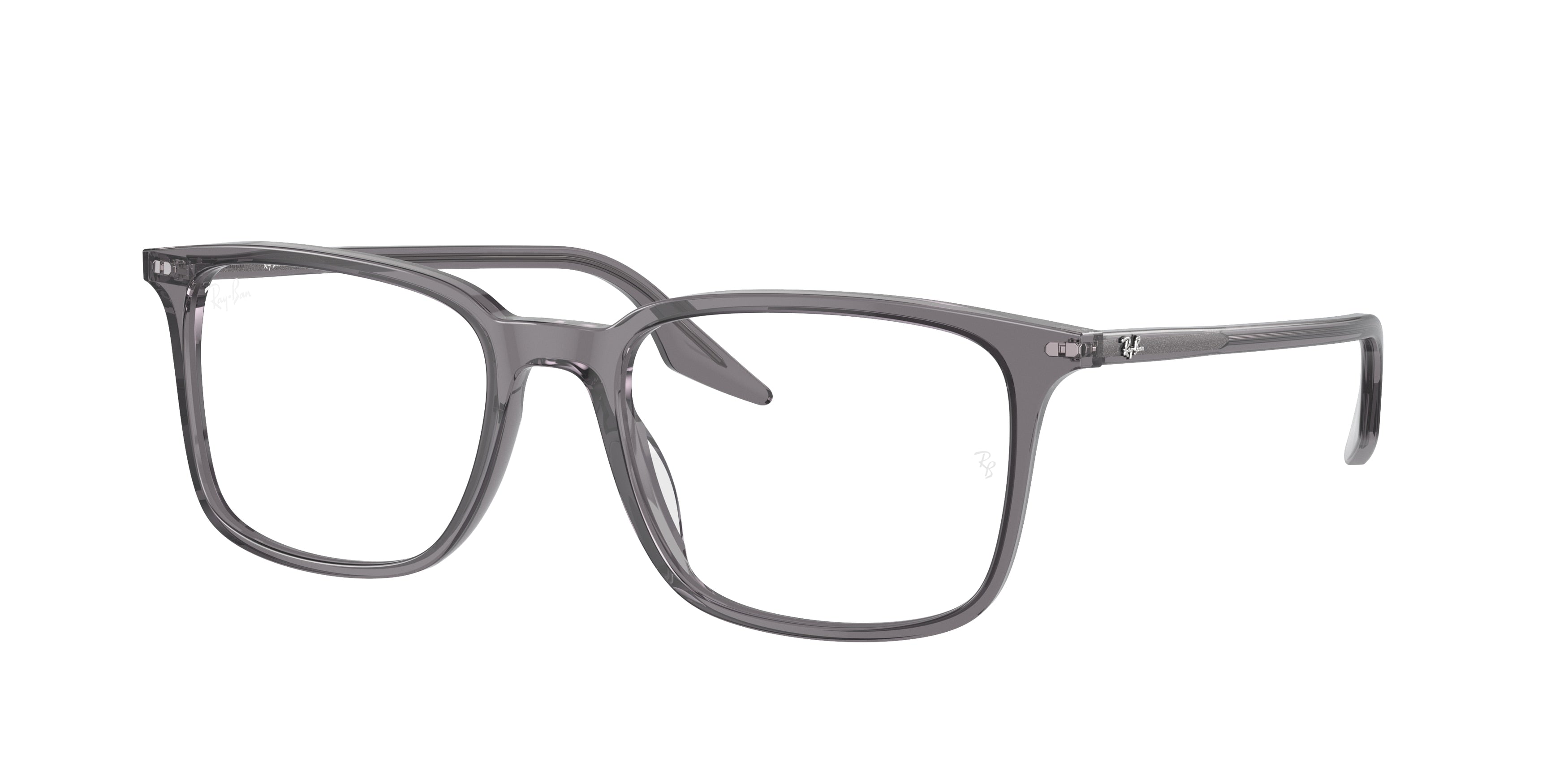 Ray-Ban Optical RX5421F Rectangle Eyeglasses  8268-Transparent Grey 55-145-19 - Color Map Grey