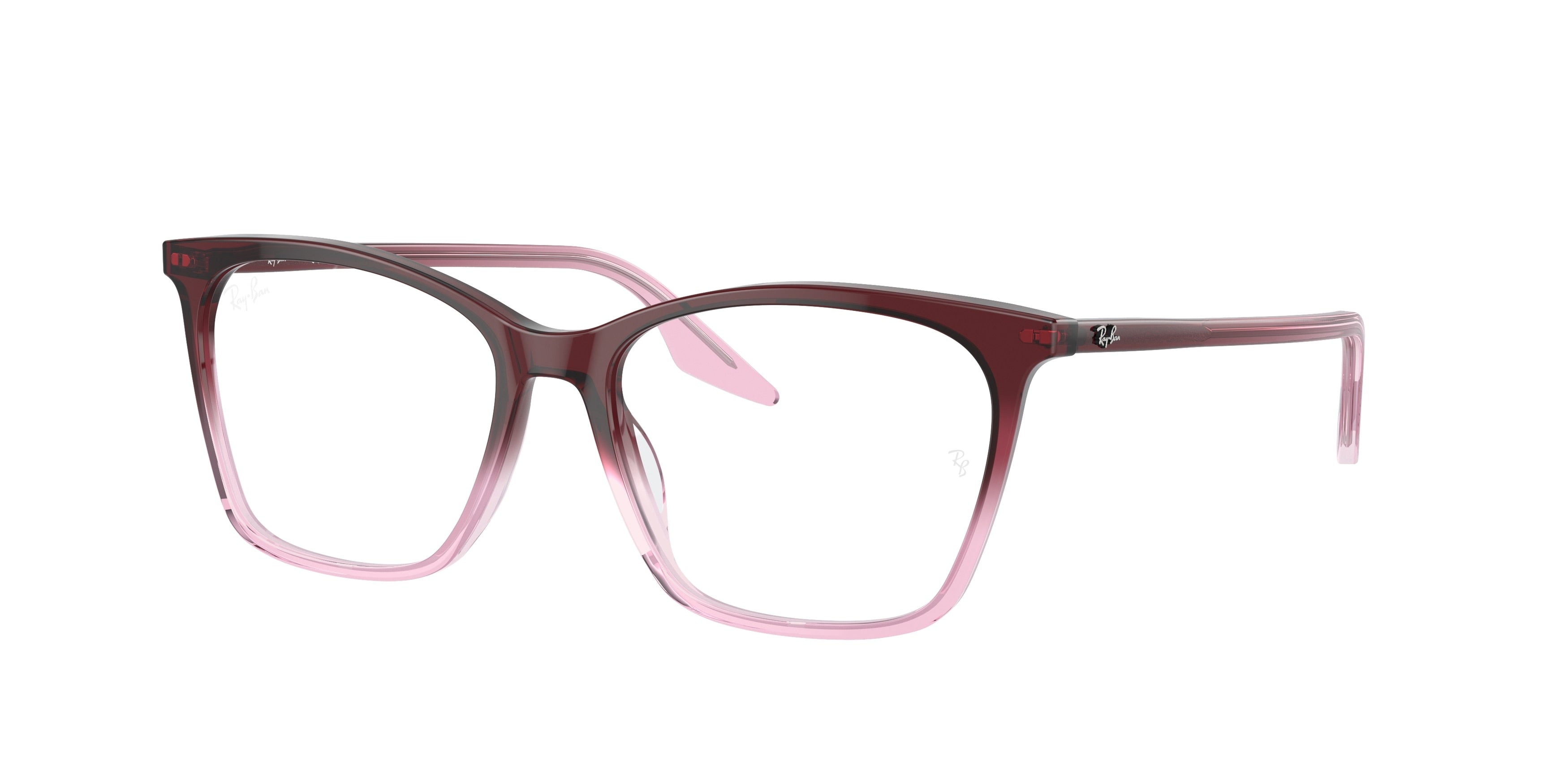 Ray-Ban Optical RX5422 Cat Eye Eyeglasses  8311-Red & Pink 54-145-16 - Color Map Red