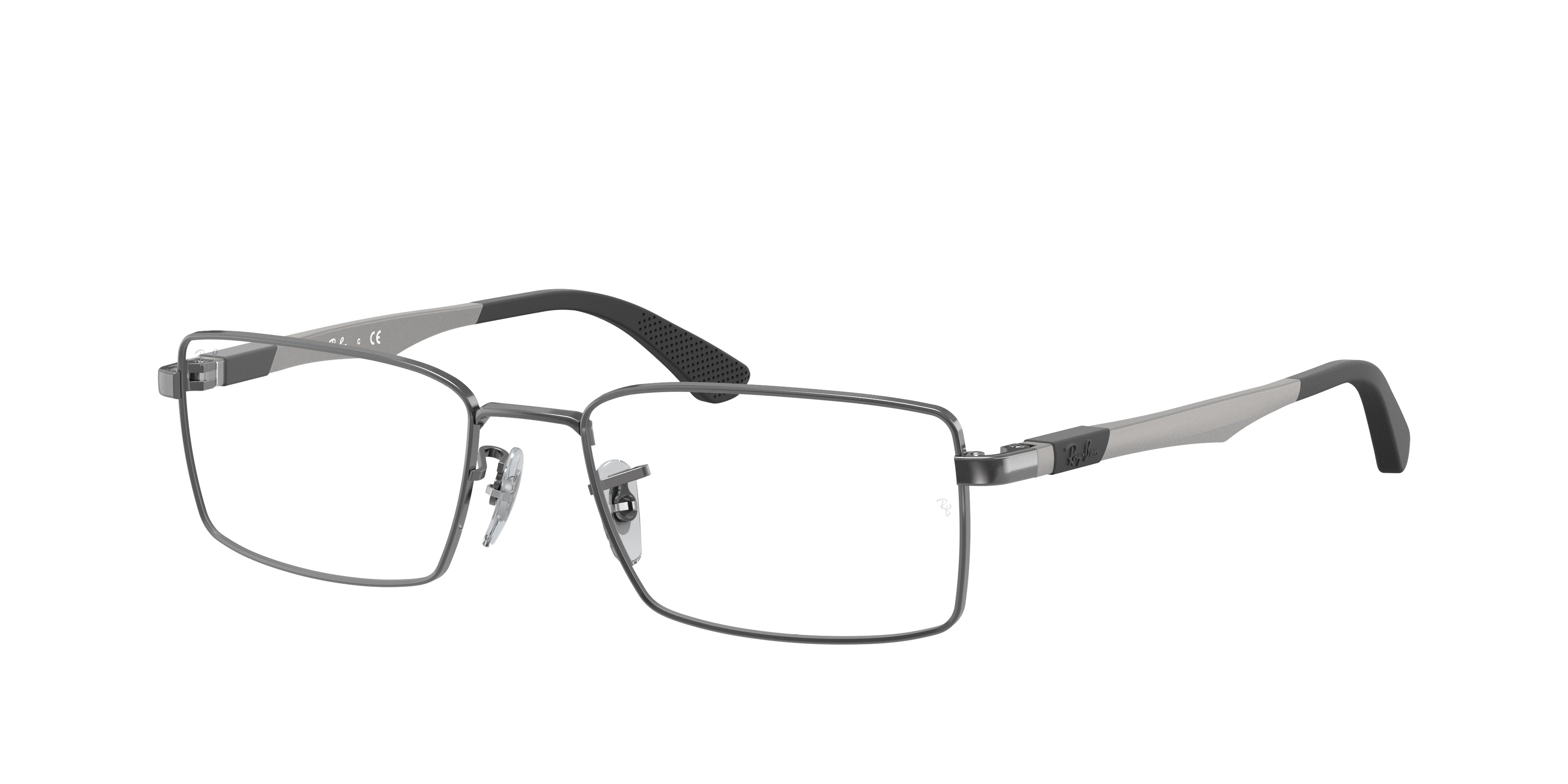 Ray-Ban Optical RX6275 Rectangle Eyeglasses  2502-Gunmetal 54-145-17 - Color Map Grey