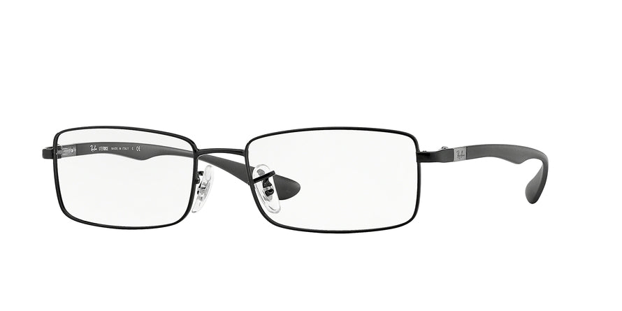 Ray-Ban Optical RX6286 Rectangle Eyeglasses  2509-BLACK 54-17-140 - Color Map black